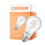 Osram Vintage 1906 LED Classic Slim E27 Pera Con Filamento Clara 4.6W 470lm - 922 Luz Muy Cálida | Mejor Reproducción De Color - Regulable - Reemplazo 40W