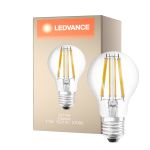 Ledvance Classic LED E27 Pera con Filamento Clara 11W 1521lm - 827 Luz muy Cálida | Regulable - Reemplazo 100W