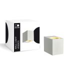 D'Lite Luz De Pared Vrebos Blanco | IP56 - Apta Para 1x GU10 