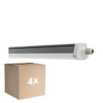 Multipack 4x Ledvance Impermeable Pantalla Prueba De Vapor FLEX Cableado De Paso 42W 6900lm - 865 Luz De Día | 150cm - Reemplazo 2x58W