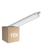 Multipack 10x Philips Pantalla LED Estanca Coreline 25W 4000lm - 840 Blanco Frio | 60cm - Reemplazo 2x18W