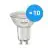 Multipack 10x Noxion Foco LED GU10 PAR16 3W 230lm 36D - 830 Luz Cálida | Regulable - Reemplazo 35W
