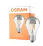 Osram Classic LED E27 Pera Con Filamento Mirror Plata 4W 400lm - 827 Luz Muy Cálida | Reemplazo 35W