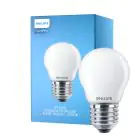 Philips Corepro LED Lustre E27 Esférica Mate 6.5W 806lm - 827 Luz muy Cálida | Reemplazo 60W